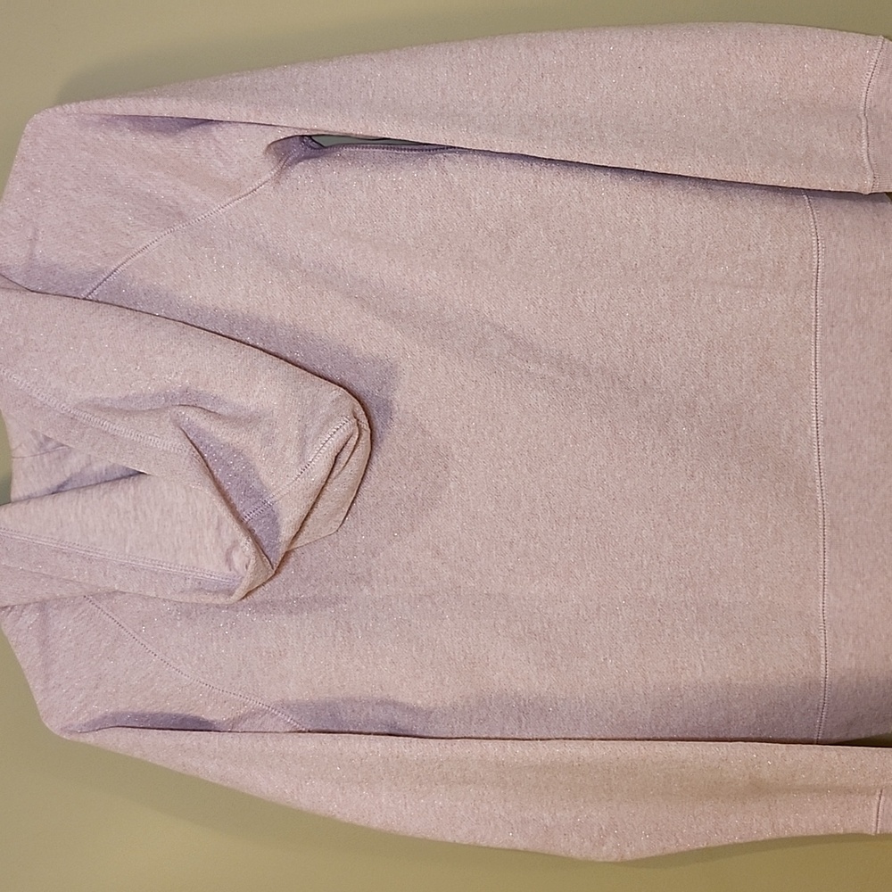 New  Roots Light Pink Sparkle Hoodie with Zip - Picture 5 of 8